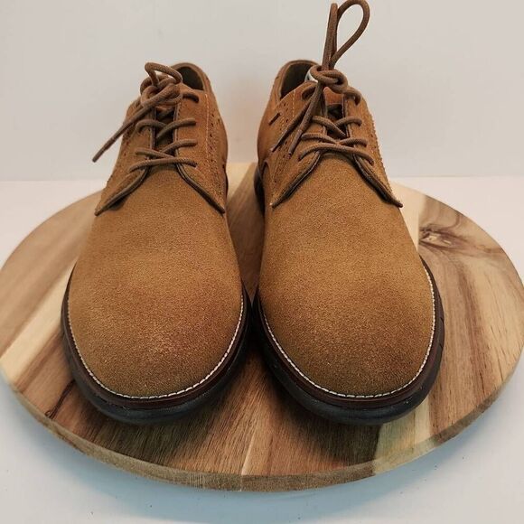 Johnston & Murphy 20-2830 Mens Holden Oxfords Shoes Sheepskin Suede 10.5 M main image 10